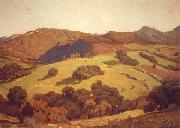 William Wendt Arcadian Hills oil